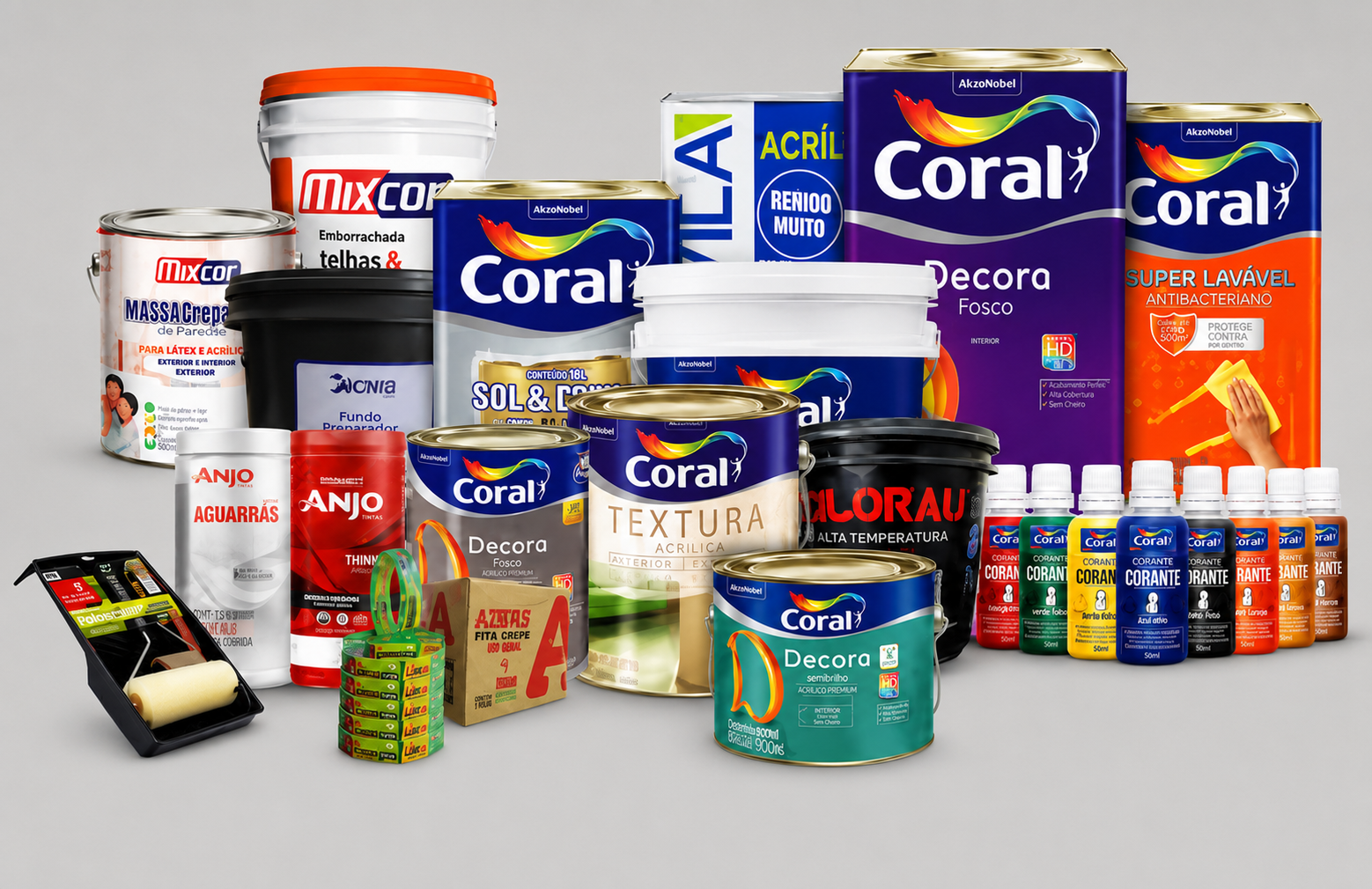Linha de produtos Coral